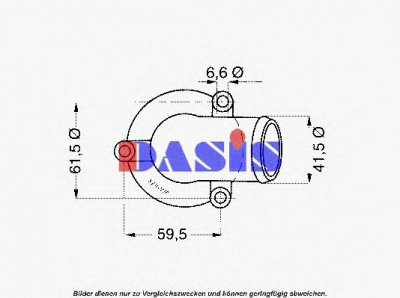 AKS DASIS 751948n -  Термостат, охлаждающая жидкость